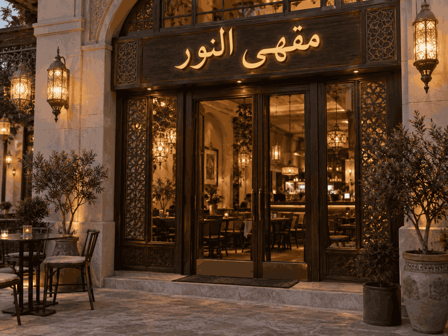اسم کافی شاپ عربی