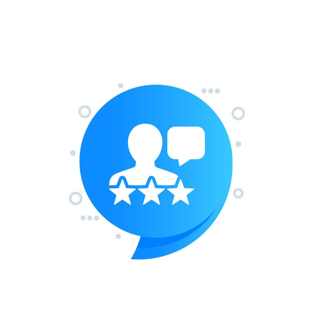 customer review comment feedback vector icon 116137 4017