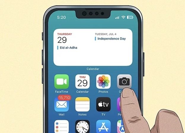 اسکن منو رستوران با موبایل های ios