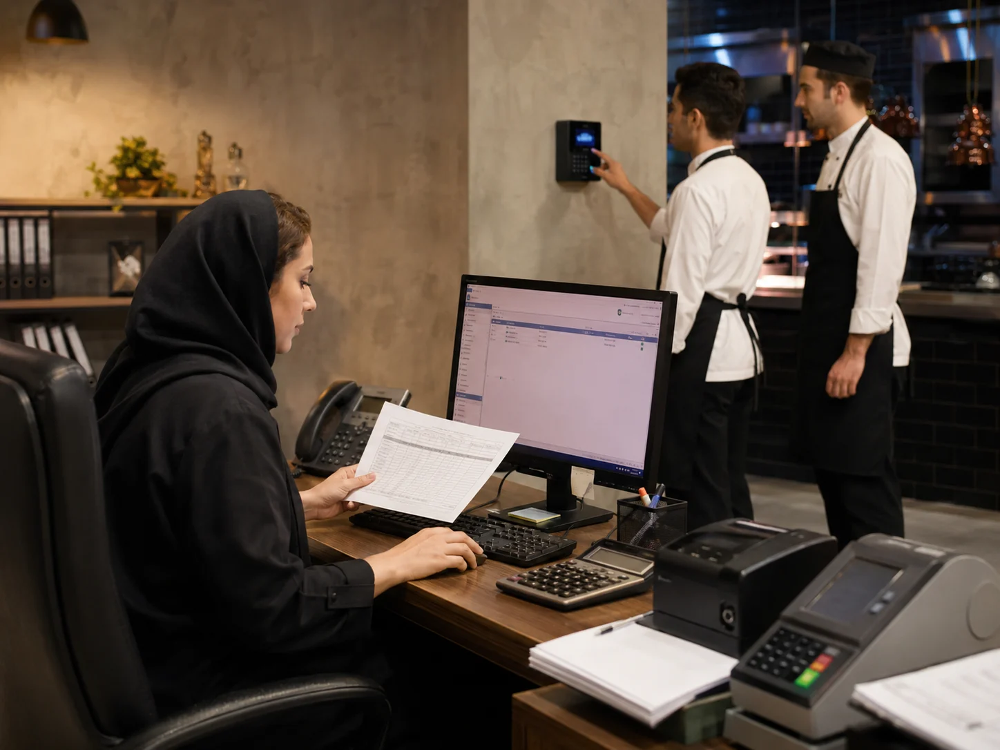 نبود اتصال مستقیم به دستگاه حضور و غیاب برای حقوق و دستمزد